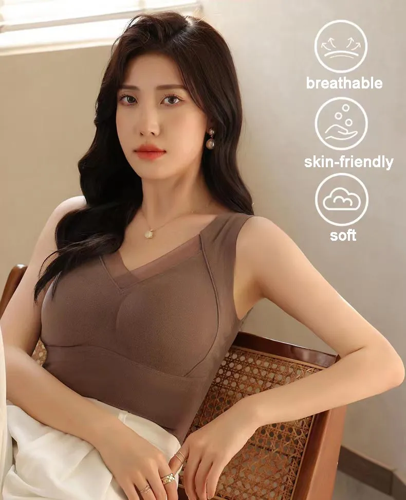 Graphene Self-heating Camisole With Built-in Bra