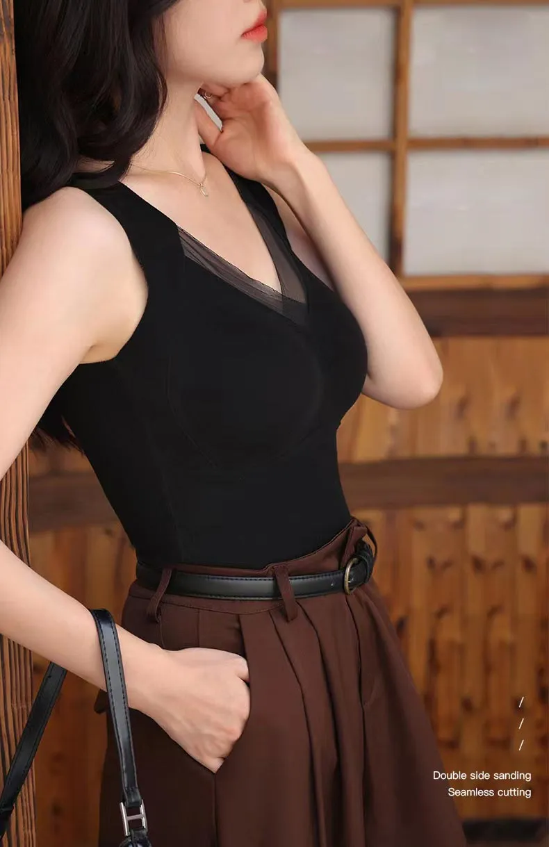Graphene Self-heating Camisole With Built-in Bra