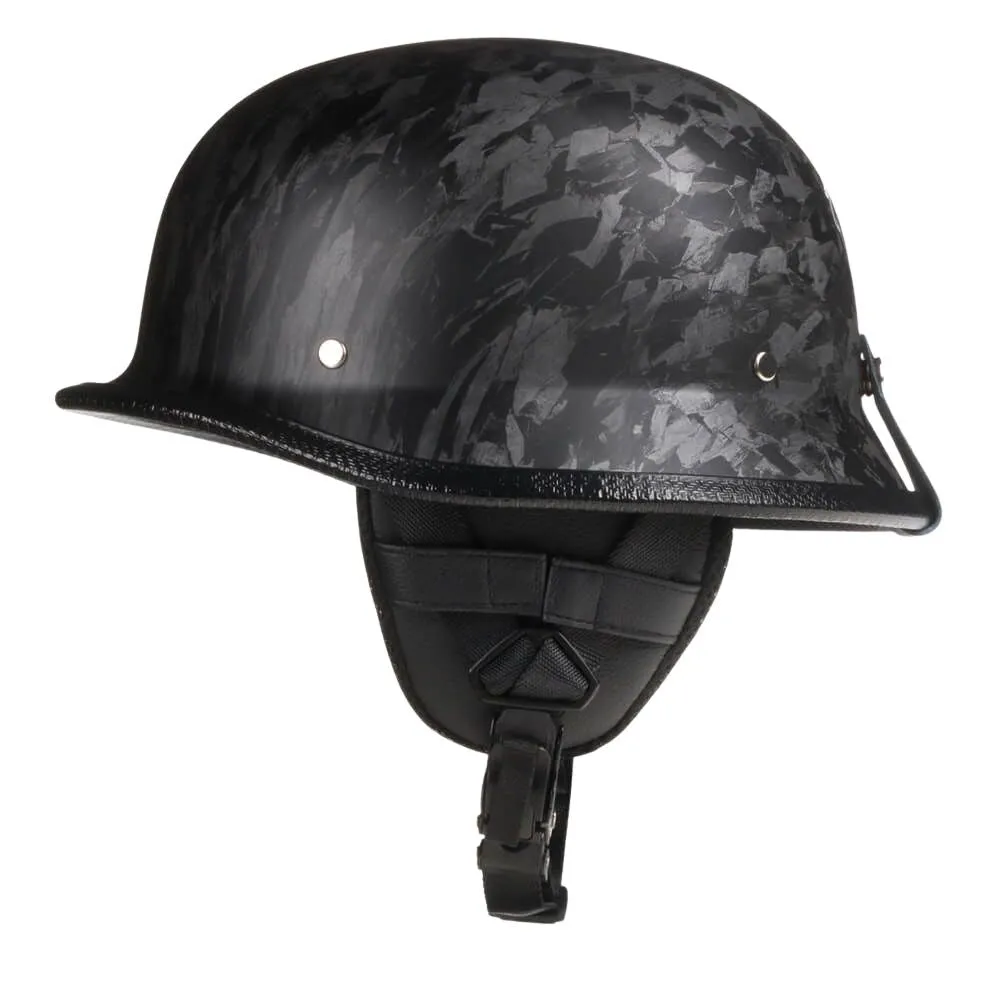 Lightweight Mayan DOT Germanator Helmet / Carbon Fiber