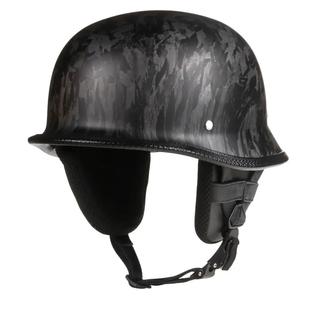 Lightweight Mayan DOT Germanator Helmet / Carbon Fiber