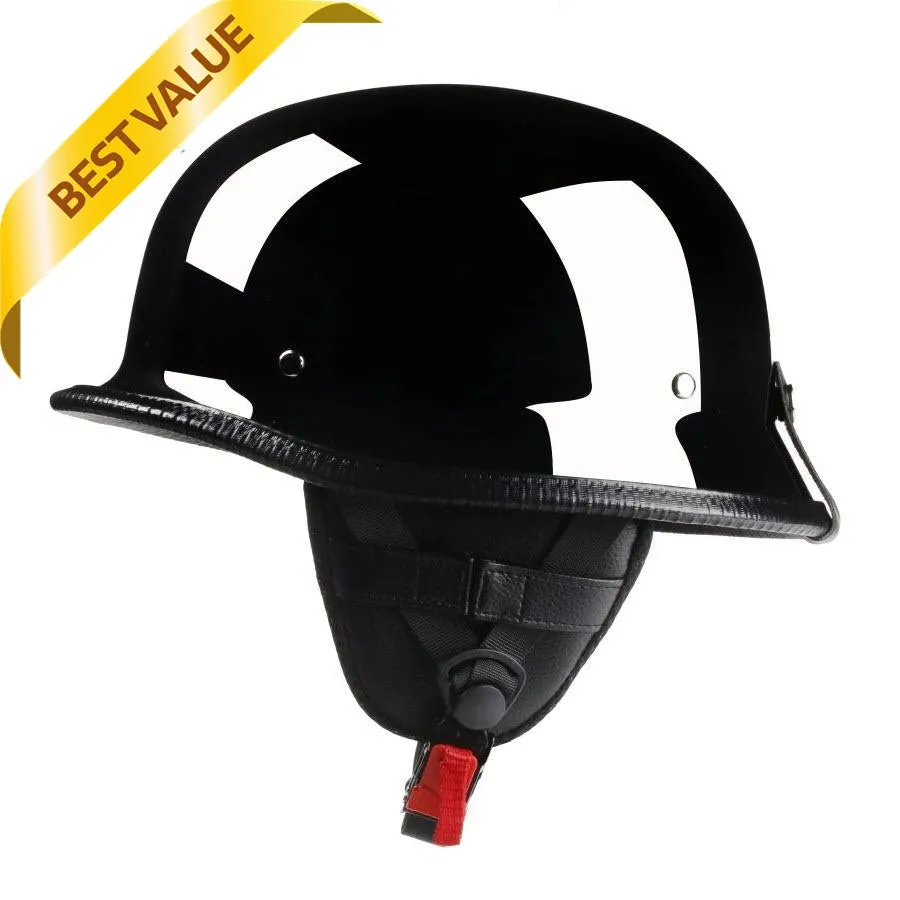 Lightweight Mayan Germanator ECE/AS/NZ Helmet - Gloss Black