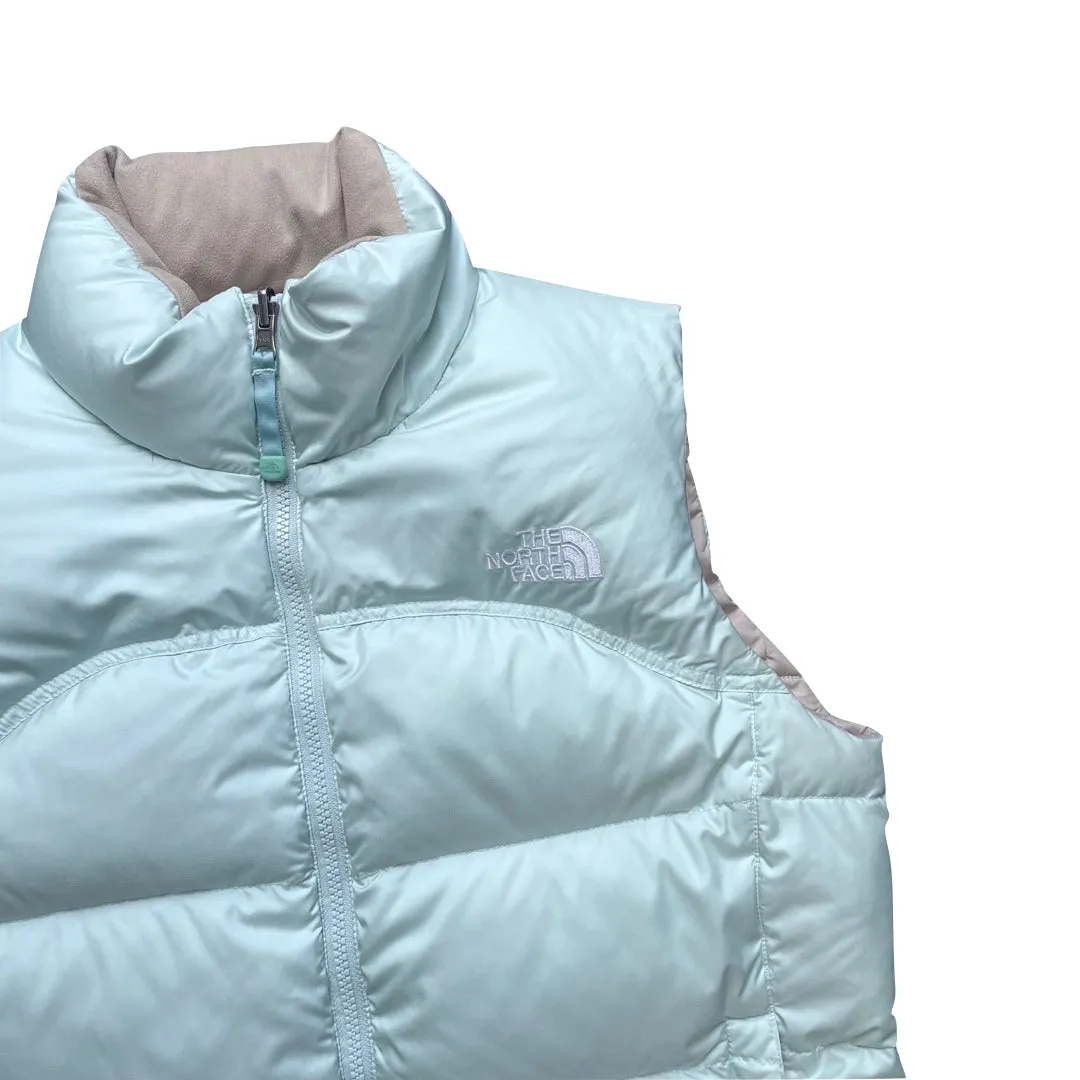 The North Face Womens Mint Green Gilet Puffer Jacket