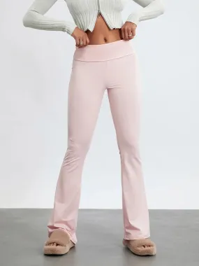 Women Bell Bottom Pants High Waist Stretch Slimming Party Flared Pants Trousers Ladies Clothes